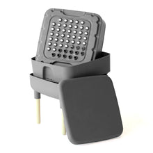 Load image into Gallery viewer, P) "Hot Frog" Essential Living Composter GREY (+1000 Red Wiggler Cocoons!)